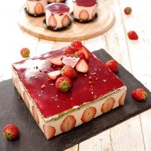 断面萌え♪オトナのいちごケーキ♡フレジェ♡