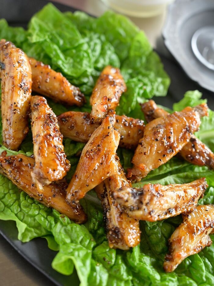 【エアフライヤー(ノンフライヤー)レシピ】手羽中の爽やな悪魔焼き