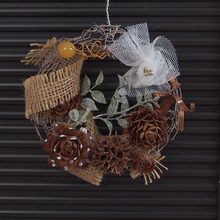 「大人可愛いリース」出来ました!