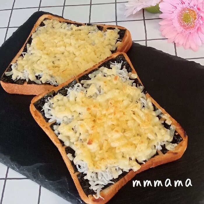うちの定番♡しらすの和風ピザトースト