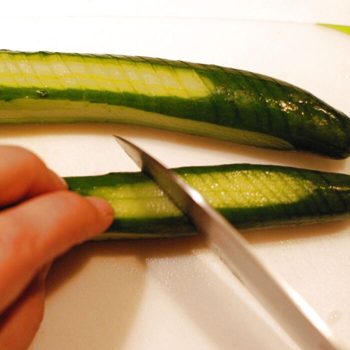 蛇腹きゅうりを作ります