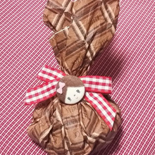 【似顔絵くるみボタンでワンポイント】友チョコラッピング