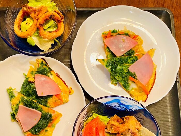 野菜が高い時は、旬の海藻に目を向けて♪あおさのり使ってスペイン風オムレツ