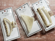 100均☆パールが可愛いヘアクリップ