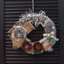 「遊び心いっぱいのリース」です~