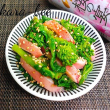 パクパク止まらない♪イカと菜の花のピリ辛ナムル