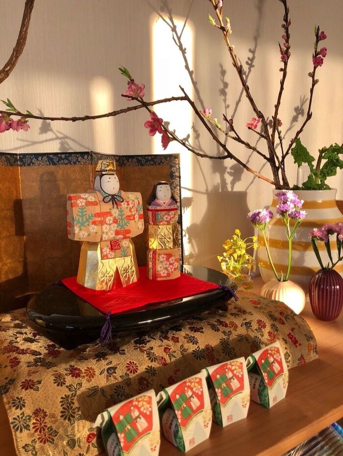 素麺の空き木箱、毎年ここに使っています♡