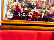 お雛様の毛氈♡百均グッズで