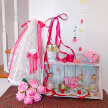 ピンクひな祭り♡100均商品でアレンジディスプレイ♡