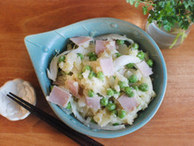 ♪グリンピースと新玉ねぎのポテトサラダ♪