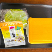 時短に必須アイテム!電子レンジ調理器(温野菜用)でやみつきキャベツ