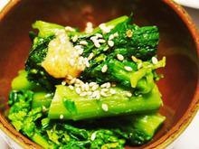 簡単なのに抜群においしい!菜の花のおひたし
