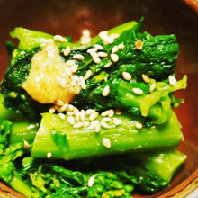 簡単なのに抜群においしい!菜の花のおひたし