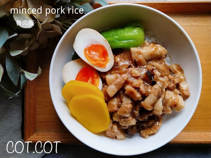 ★汁だくだく。たっぷり食べたいので工夫しました。ルーローハン(魯肉飯)★