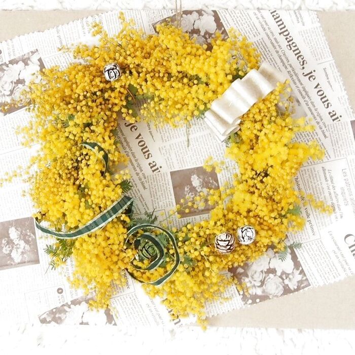 2022年ミモザリースできました!