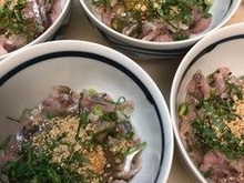 何も食べたくない時の漁師飯アジ丼♪