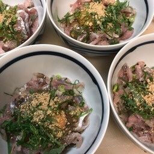 何も食べたくない時の漁師飯アジ丼♪