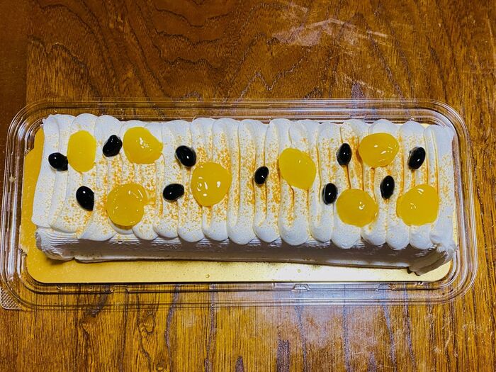 黒糖!きな粉!マロン!えっお正月!このテイストが抜群のバーケーキなんです🎶