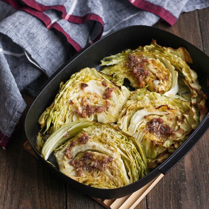 春キャベツのオーブン焼き