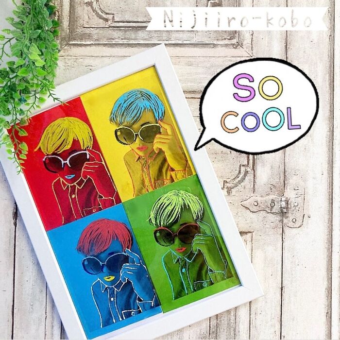 【だれでも巨匠♪】手持ちの写真をウォーホル風に!