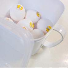 味噌ストッカーに卵を入れて収納◎