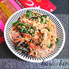 【節約レシピ】きゅうりとカニカマの塩こんぶかつおマヨサラダ