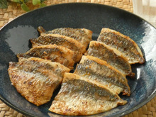 アジのガーリックソテー