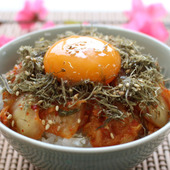 新生活応援!簡単ごはん~キムチと昆布のスタミナ丼~