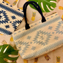 100均ランチョンマットで簡単にできる!おしゃれ可愛いオルテガ柄のトートバッグ(^○^)