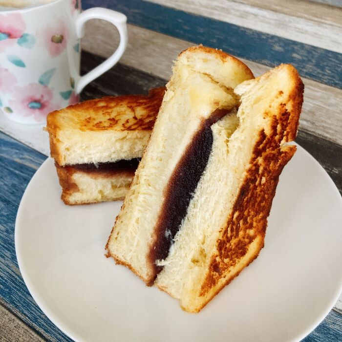 悪魔的♡超高カロリーあんバター焼きサンドがヤミツキ過ぎた!