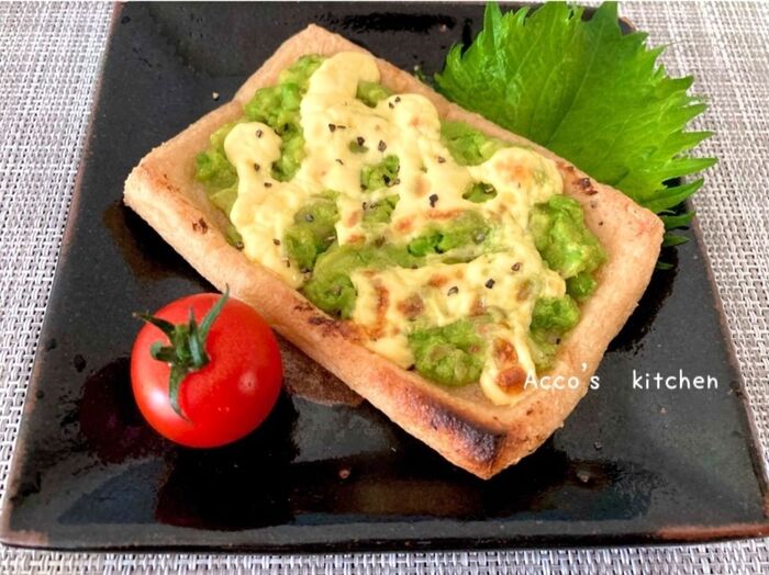 美肌効果あり!油揚げdeアボカドわさマヨ焼き/オーブントースター利用【居酒屋レシピ】