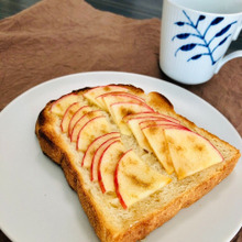 【りんごトースト】《シナモンじゃなくて我が家は断然○○派♡》
