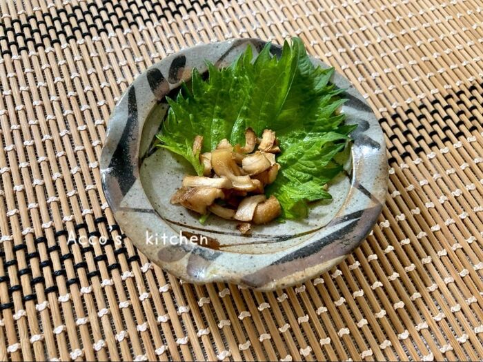 超簡単!椎茸の軸を3分でお酒のおつまみに☆【居酒屋レシピ】