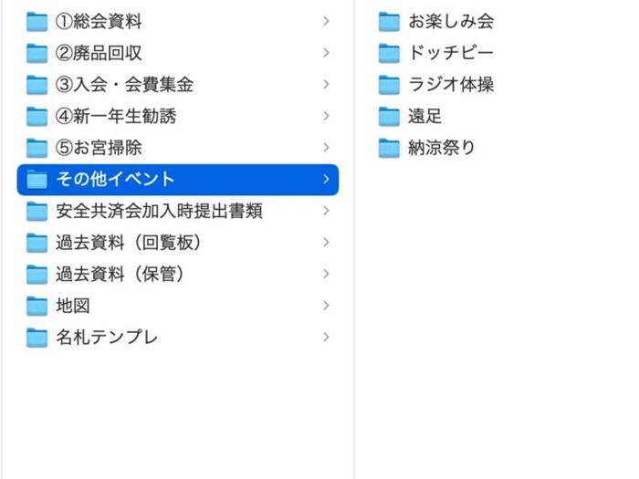 最初が肝心!分け方、ファイル名を決める