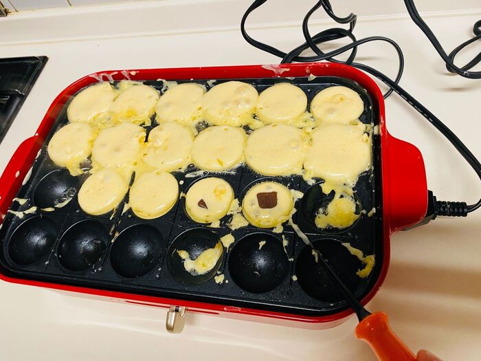 たこ焼き風チョコとろ〜りカステラ