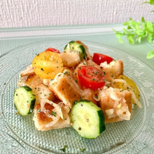 固くなった食パンdeごちそうサラダ♡パンツァネッラ