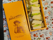 お気に入りの空き箱でサンドイッチケースに!グンと美味しくみえますよ(*^◯^*)