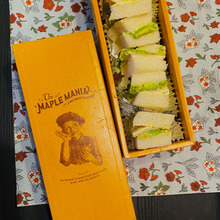 お気に入りの空き箱でサンドイッチケースに!グンと美味しくみえますよ(*^◯^*)