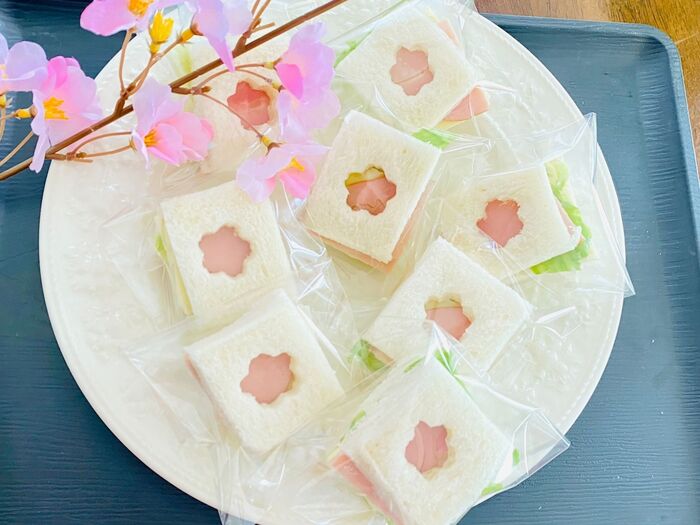 桜!サンドイッチケースにはめちゃモテ委員長も参上🎶懐かしい〜