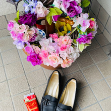 ハンドクリームは、靴磨きもいいよ!しかも水をはじくよ〜