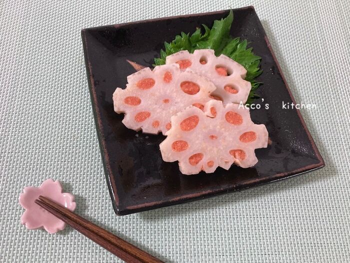 材料3つ!花咲く辛子めんたいレンコン【居酒屋レシピ】
