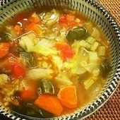 昆布屋おすすめレシピ◆体形改善!和風だしが効いた基本のデトックススープ◆