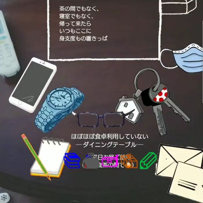 卓上収納インテリアボード!テーブル上で無造作に置きっ放しの日常小物をスッキリ整理整頓!