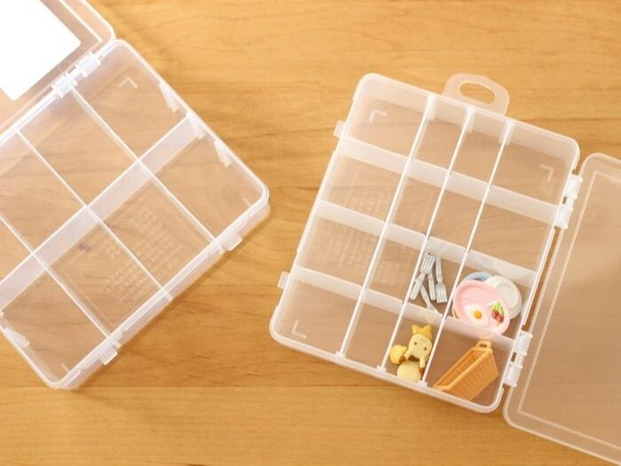 細かいおもちゃの小物、もうなくならない!セリアの仕切りケースが超優秀です♪