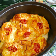 これなら簡単!市販のパンで『ハムコーンマヨのちぎりチーズパン』