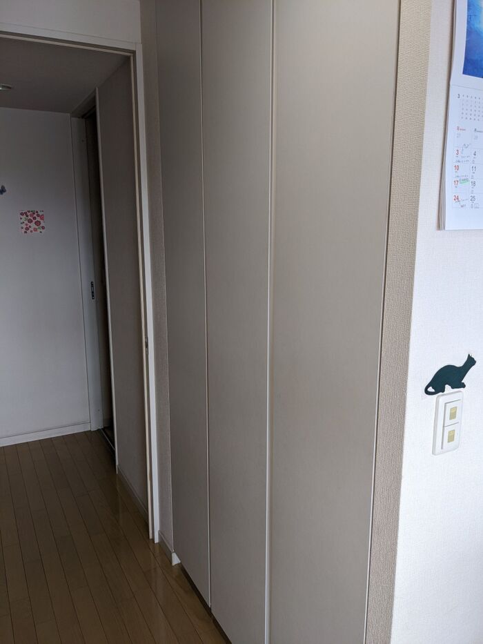 ①~④を収納スペースへ('ω')ノ