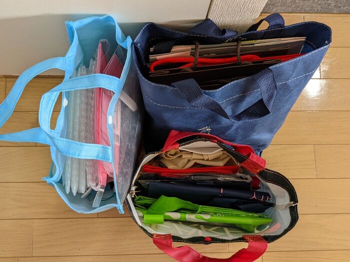 袋in袋 & 隙間活用