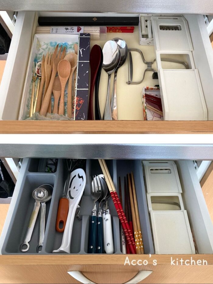 ②キッチングッズを一軍と二軍に分ける