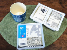 豆腐の水切りはコップ1つで簡単