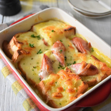 娘に大好評♡即席なのにご馳走感あり!コーンポタージュパングラタン